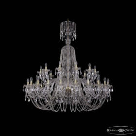 Подвесная люстра Bohemia Ivele Crystal 1402 1402/24+12/530/XL-154 G