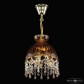 Подвесная люстра Bohemia Ivele Crystal 5478 5478/22 G Amber/M-1G Drops K721