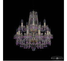Подвесная люстра Bohemia Ivele Crystal 1410 1410/10+5/195/2d G V7010