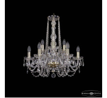 Подвесная люстра Bohemia Ivele Crystal 1402 1402/6+3/195/h-58 G
