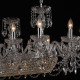 Подвесная люстра Bohemia Ivele Crystal 1453 1453/18/195/1500 Ni