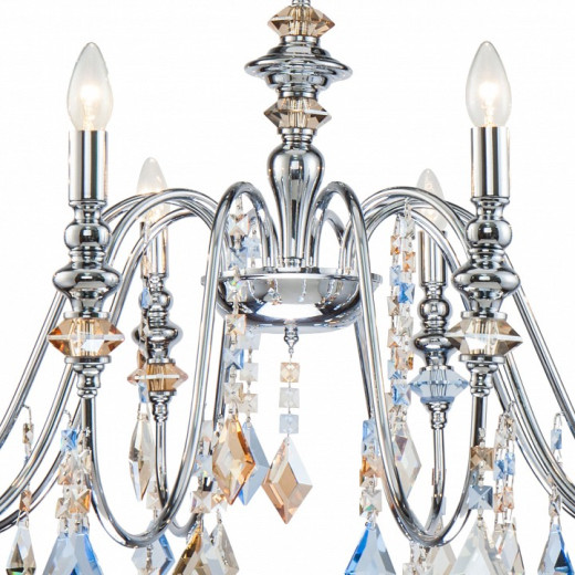 Подвесная люстра Lucia Tucci Maya MAYA 4450.10 chrome