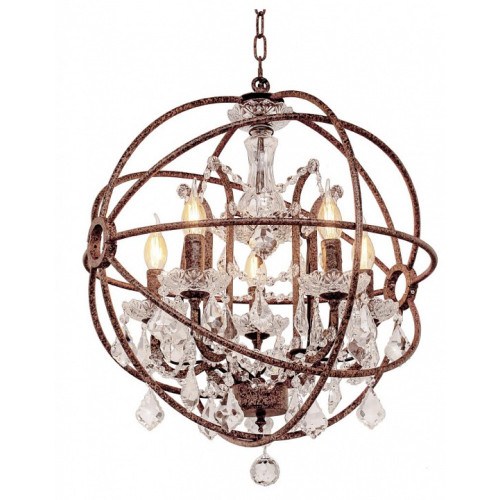 Подвесная люстра Loft it Foucaults Orb Crystal LOFT1897/6