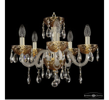 Подвесная люстра Bohemia Ivele Crystal 5417 5417/5/141 G Amber/M-1F