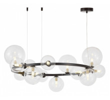 Подвесная люстра LUMINA DECO MERIDO LDP 7033-15 BK+CL