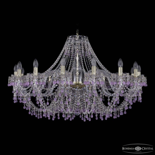 Подвесная люстра Bohemia Ivele Crystal 1410 1410/16/400 G V7010