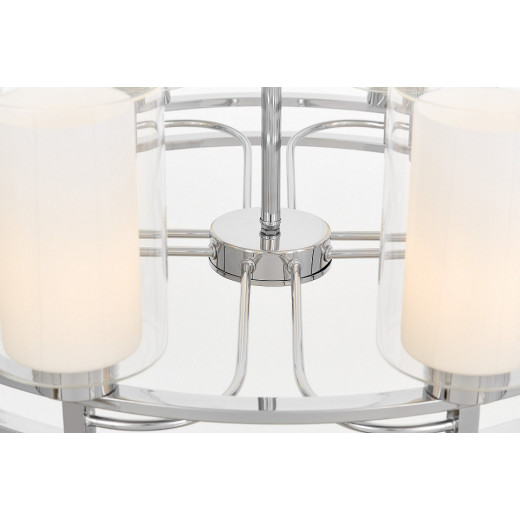 Подвесная люстра LUMINA DECO Marietta LDP 8025-8 CHR+WT