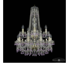 Подвесная люстра Bohemia Ivele Crystal 1410 1410/10+5/195/h-74/2d G V7010
