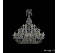 Подвесная люстра Bohemia Ivele Crystal 1409 1409/24+12+6/530/XL-169 G