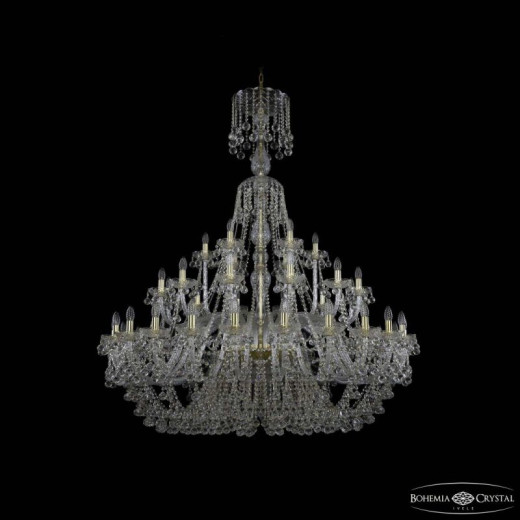 Подвесная люстра Bohemia Ivele Crystal 1409 1409/24+12+6/530/XL-169 G