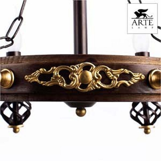 Подвесная люстра Arte Lamp Cartwheel A4550LM-6CK