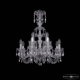 Подвесная люстра Bohemia Ivele Crystal 1402 1402/8+4/195/XL-64 Ni