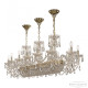 Подвесная люстра Bohemia Ivele Crystal 1453 1453/14/195/1000 G