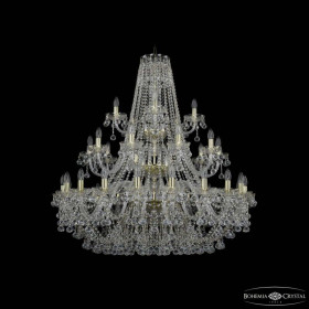 Подвесная люстра Bohemia Ivele Crystal 1409 1409/20+10+5/400/3d G