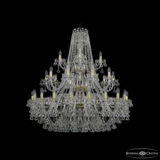 Подвесная люстра Bohemia Ivele Crystal 1409 1409/20+10+5/400/3d G