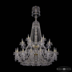 Подвесная люстра Bohemia Ivele Crystal 1409 1409/16+8+4/400/XL-164/2d G