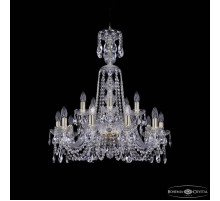 Подвесная люстра Bohemia Ivele Crystal 1402 1402/10+5/240/XL-77 G