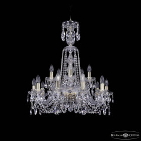 Подвесная люстра Bohemia Ivele Crystal 1402 1402/10+5/240/XL-77 G