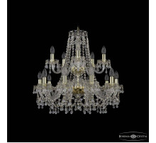 Подвесная люстра Bohemia Ivele Crystal 1410 1410/10+5/240/2d G V0300