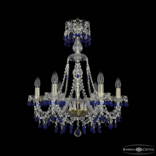 Подвесная люстра Bohemia Ivele Crystal 1410 1410/6/195/XL-66 G V3001