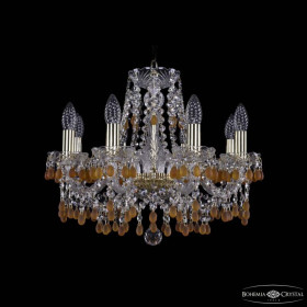 Подвесная люстра Bohemia Ivele Crystal 1410 1410/8/160 G V1003
