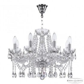 Подвесная люстра Bohemia Ivele Crystal 5413 5413/8/200 Ni Clear/M-1H