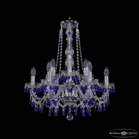 Подвесная люстра Bohemia Ivele Crystal 1410 1410/6+3/195/h-63 Ni V3001