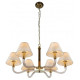 Подвесная люстра iLamp Amber YT2043-6 GD+Coffee