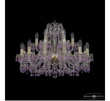 Подвесная люстра Bohemia Ivele Crystal 1410 1410/12+6/240 G V7010