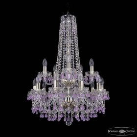 Подвесная люстра Bohemia Ivele Crystal 1410 1410/10+5/195/h-82/2d G V7010