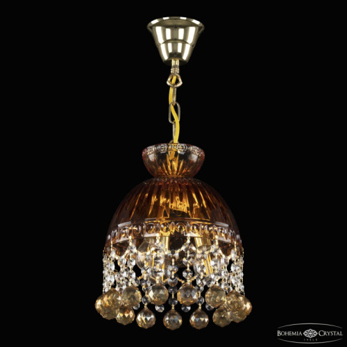 Подвесная люстра Bohemia Ivele Crystal 5478 5478/22 G Amber/M-1G Balls K721