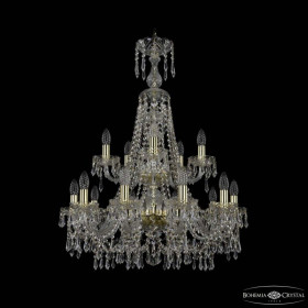 Подвесная люстра Bohemia Ivele Crystal 1403 1403/10+5/240/XL-92/2d G