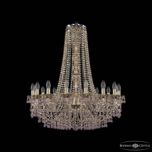 Подвесная люстра Bohemia Ivele Crystal 1410 1410/16/300/h-95 G V7010 M801