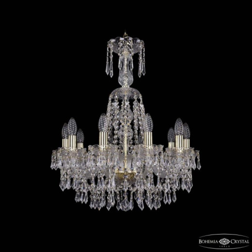 Подвесная люстра Bohemia Ivele Crystal 1403 1403/10/195/XL-65 G