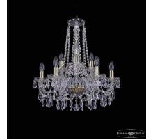 Подвесная люстра Bohemia Ivele Crystal 1403 1403/6+3/195/h-60 G