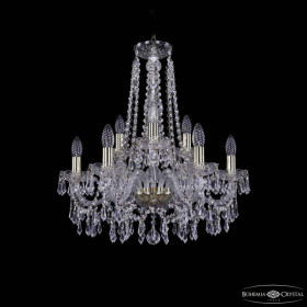 Подвесная люстра Bohemia Ivele Crystal 1403 1403/6+3/195/h-60 G