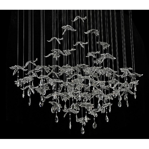 Подвесная люстра Newport VERONA 8220/140 С oval chrome