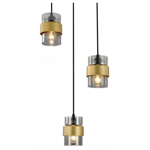 Подвесная люстра Escada HURRICANE 1139/3S Black/Gold