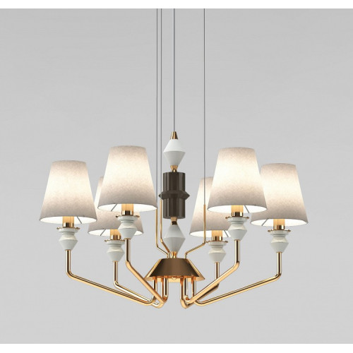 Подвесная люстра Eurosvet Olaria 101012/6 латунь Smart