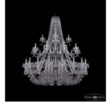 Подвесная люстра Bohemia Ivele Crystal 1409 1409/20+10+5/530/3d Ni