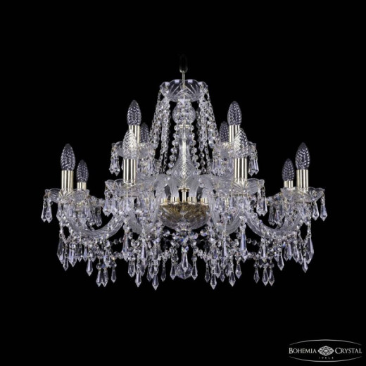 Подвесная люстра Bohemia Ivele Crystal 1403 1403/8+4/240 G