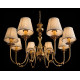 Подвесная люстра Arte Lamp Orafo A2044LM-8GO