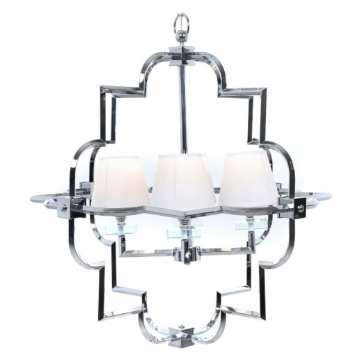 Подвесная люстра LUMINA DECO Baltimore LDP 8020-4 CHR+WT