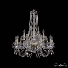 Подвесная люстра Bohemia Ivele Crystal 1402 1402/10+5/240/h-75 G