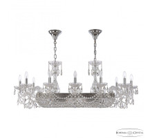 Подвесная люстра Bohemia Ivele Crystal 1453 1453/12/195/800 Ni