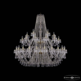 Подвесная люстра Bohemia Ivele Crystal 1403 1403/24+12+6/530/2d G