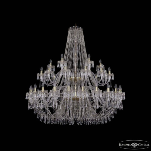 Подвесная люстра Bohemia Ivele Crystal 1403 1403/24+12+6/530/2d G