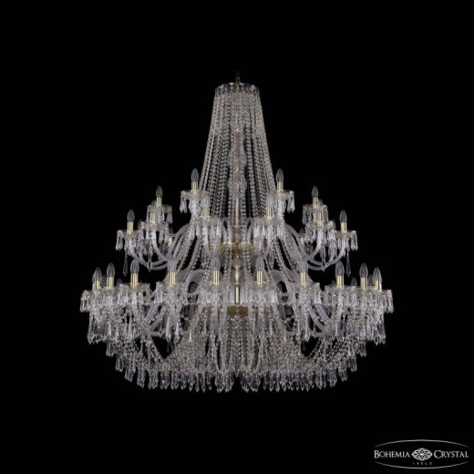 Подвесная люстра Bohemia Ivele Crystal 1403 1403/24+12+6/530/2d G