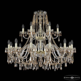 Подвесная люстра Bohemia Ivele Crystal 1403 1403/12+6/360/2d G R721