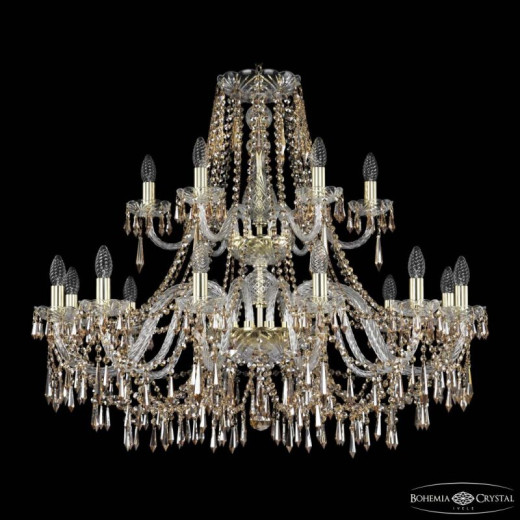 Подвесная люстра Bohemia Ivele Crystal 1403 1403/12+6/360/2d G R721
